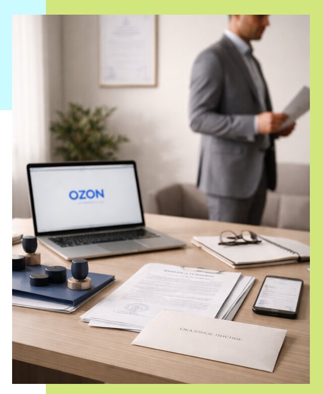 Отказное письмо для Ozon в Вятских Поляне от 3553 р. | Сертэкс